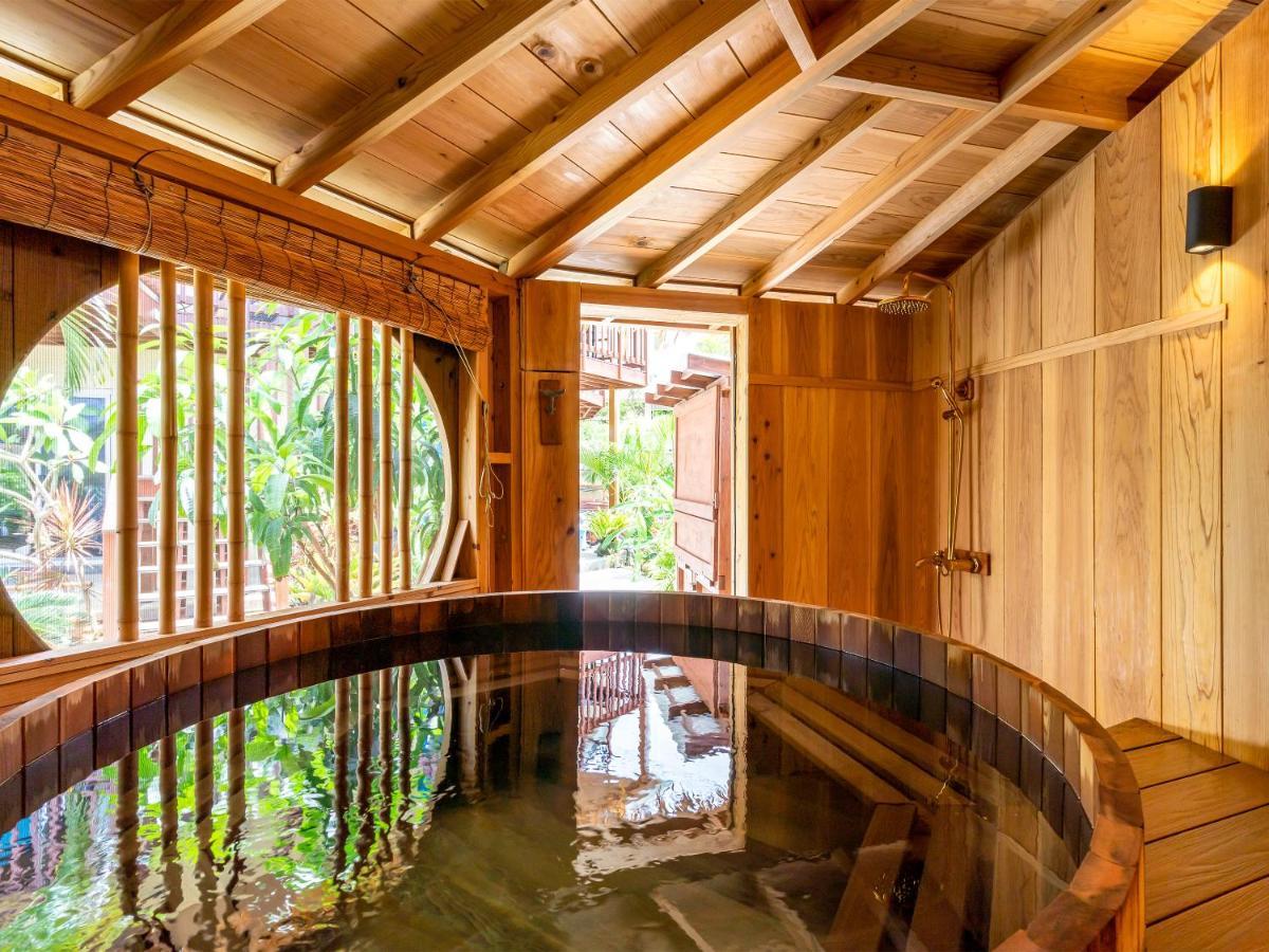 Island Breeze - Round House With Bbq - Wooden Hot Tub - Beach 恩纳 外观 照片